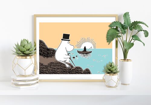 Moomin On The Coast - 11X14” Premium Art Print