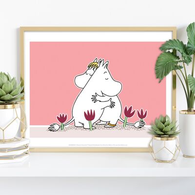 Moomins Hug - 11X14” Premium Art Print