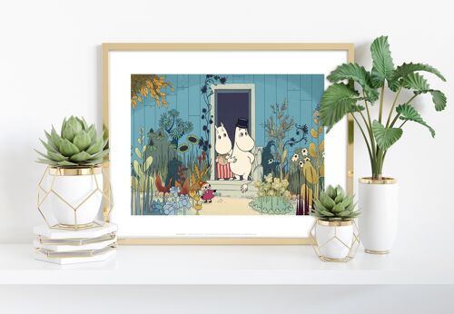 The Moomin Garden - 11X14” Premium Art Print