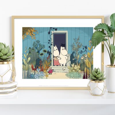 The Moomin Garden - Stampa artistica premium 11X14".
