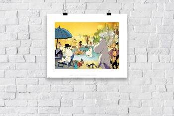 Moomin Pool Party - 11X14" Premium Art Print 3
