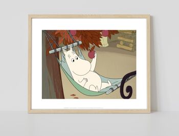Moomin sur un hamac - 11X14" Premium Art Print 2