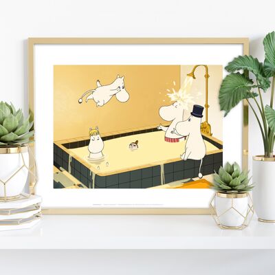 Los baños de Moomin - Impresión de arte premium de 11X14"