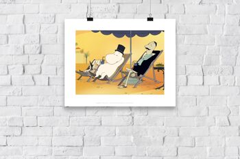 Moomin sur une chaise longue - 11X14" Premium Art Print 3