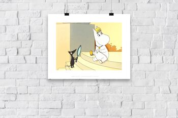 Moomin assis sur les escaliers - 11X14" Premium Art Print 3