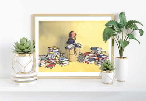 Matilda- Roald Dahl - 11X14” Premium Art Print