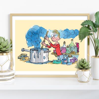 Georges Marvellous Medicine- Roald Dahl - 11X14” Premium Art Print