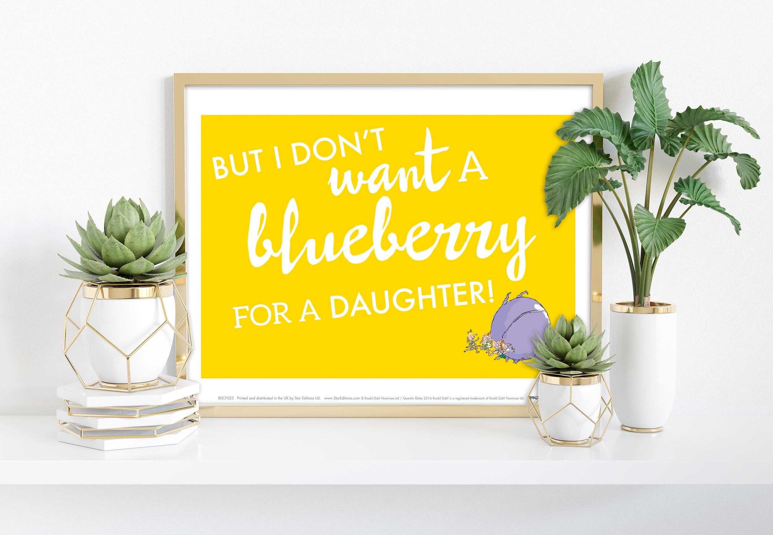 Charlie et la chocolaterie - Roald Dahl (Augustus Gloop) - 11X14" Premium Art Print