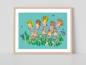 Charlie et la chocolaterie - Roald Dahl (Oompa Loompas) - 11X14" Premium Art Print 2