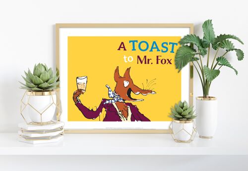Fantastic Mr. Fox- Roald Dahl - 11X14” Premium Art Print