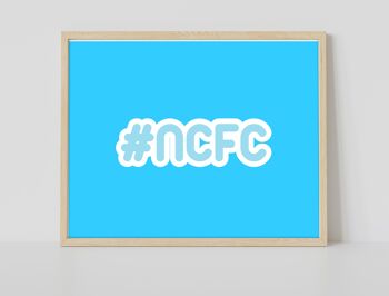 Hashtag Ncfc - 11X14" Premium Art Print 2