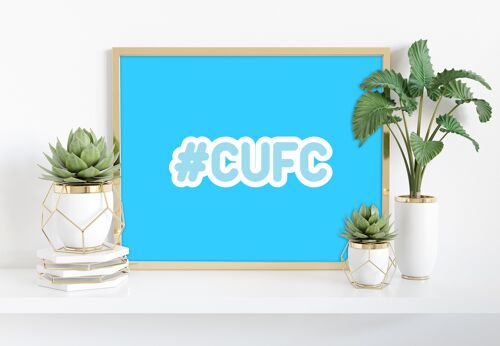 Hashtag Cufc - 11X14” Premium Art Print