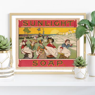 Sonnenlichtseife – Premium-Kunstdruck im Format 11 x 14 Zoll