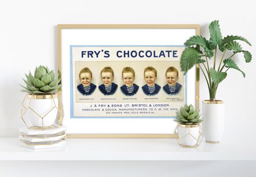 Fry'S Chocolate - 11X14” Premium Art Print