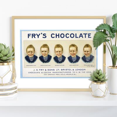 Fry'S Chocolate - 11X14” Premium Art Print