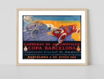 Affiche rétro vintage de Barcelone 4 De Junio 1911 - 11X14" Premium Art Print 2