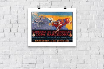 Affiche rétro vintage de Barcelone 4 De Junio 1911 - 11X14" Premium Art Print 3