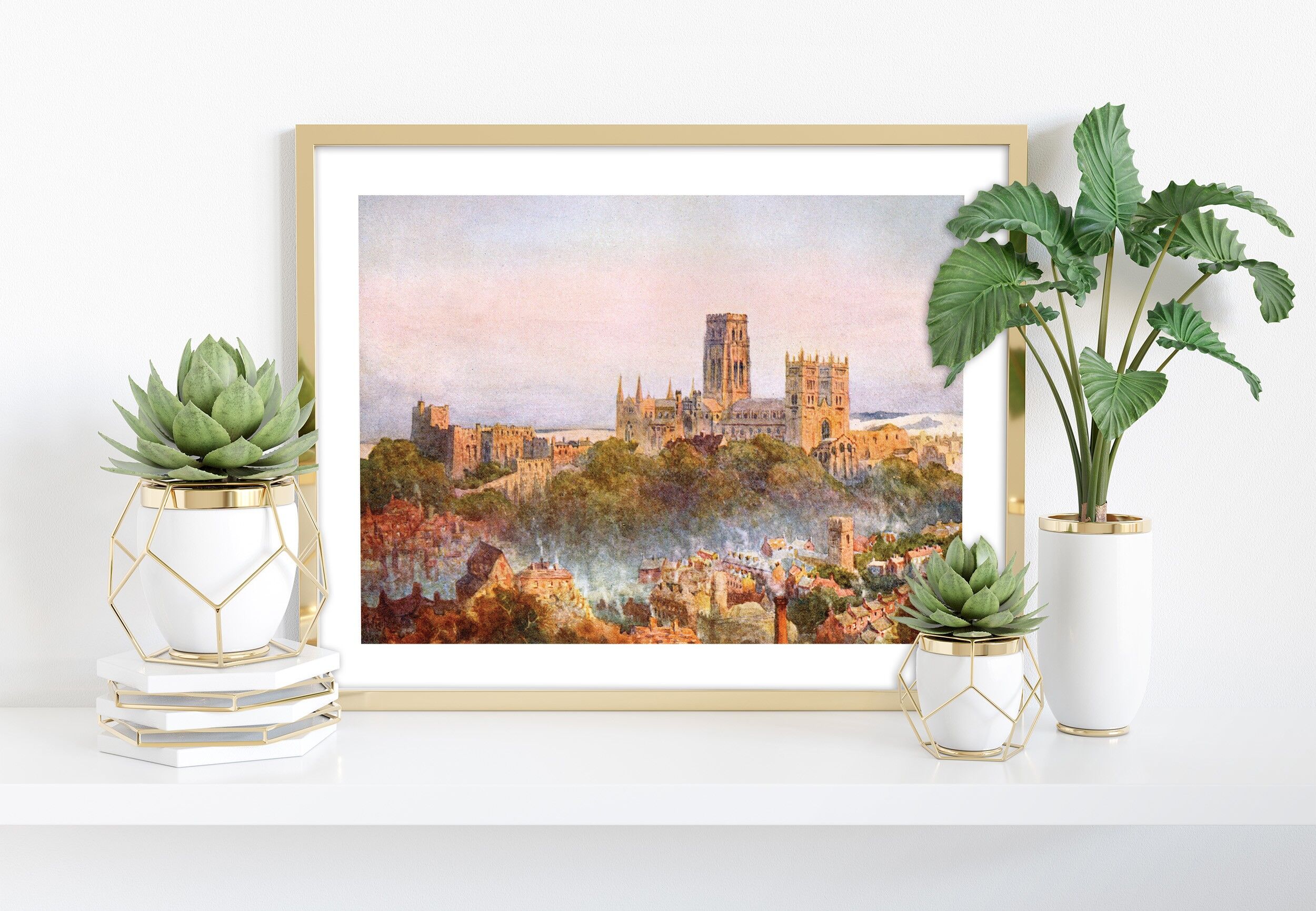 Cattedrale, Chiesa, Paesaggio, Achetectual - Stampa artistica premium 11 x 14".