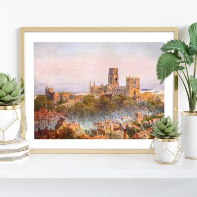 Kathedrale, Kirche, Landschaft, Achetectual – Premium-Kunstdruck im Format 11 x 14 Zoll