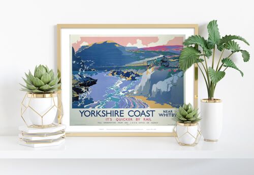 Yorkshire Coast Near Whitby - 11X14” Premium Art Print