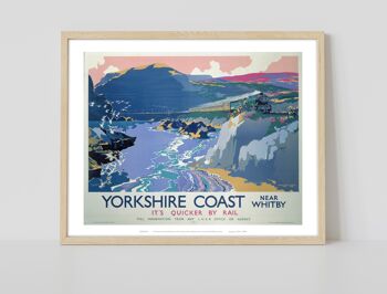 Côte du Yorkshire près de Whitby - 11X14" Premium Art Print 2