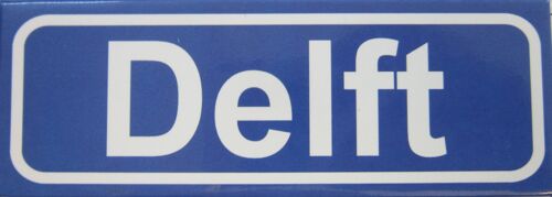 Fridge Magnet Town sign Delft
