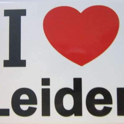 Imán de nevera I Love Leiden
