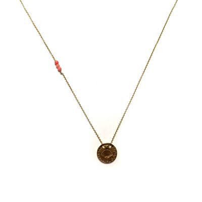 Chain necklace - Goddess Aphrodite (Gold Plated + English)