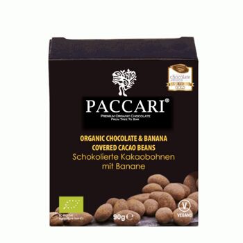 Fèves de cacao bio, avec poudre de cacao et banane 2