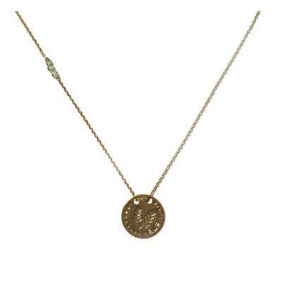 Chain necklace - Goddess Demeter (Gold Plated + English)