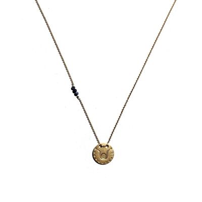 Chain necklace - Goddess Isis (Gold Plated + English)