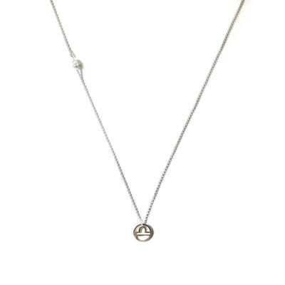 Collier chaîne - Zodiaque Balance (argent + Espagnol)