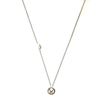 Chain necklace - Zodiac Taurus (silver + English)