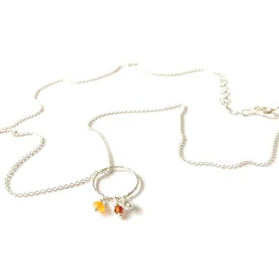 Collana a catena Karma (argento + francese)