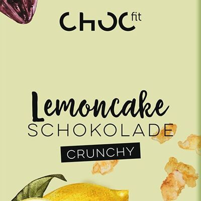Zuckerzusatzfreie Lemoncake-Crunch-Schokolade 100 g