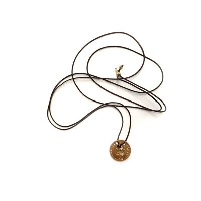 Thread necklace - Goddess Aretmisa (Gold Plated + Spanish)