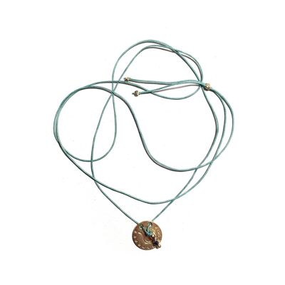 Collana di fili - Dea Iside (placcato argento + inglese)