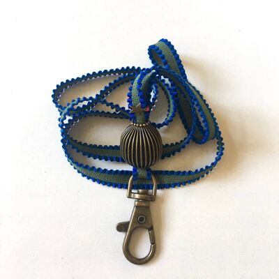 Keychain - long elastic ribbon - Barcelona
