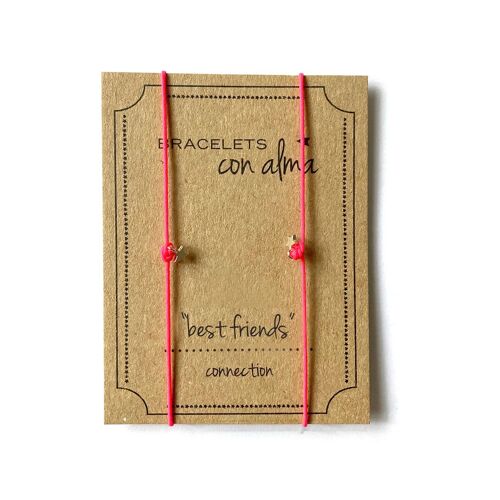 Pack conexión Best Friends · Pulseras  Estrella (Baño Plata)