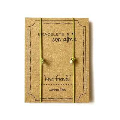 Best Friends Connection Pack Bracelets Coeur (Plaqué Argent)