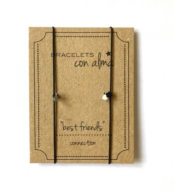 Best Friends Connection Pack Bracelets Coeur (Plaqué Argent) 5