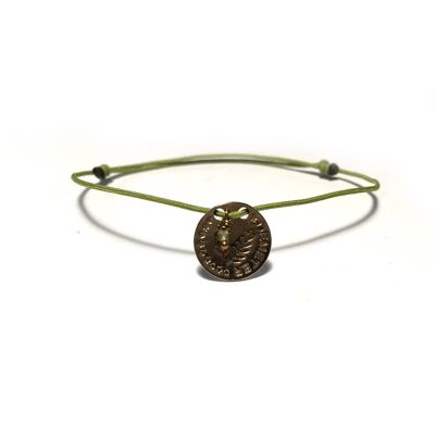 Pulsera - Diosa Demeter (Baño Plata + English)