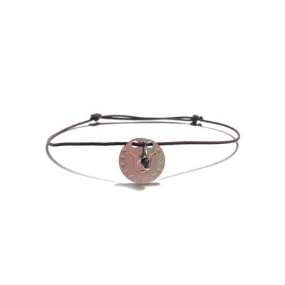 Pulsera - Diosa Isis (Baño Plata + Francés)