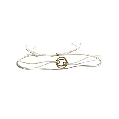 Bracelet - Zodiac Cancer (gold-plated silver + English)
