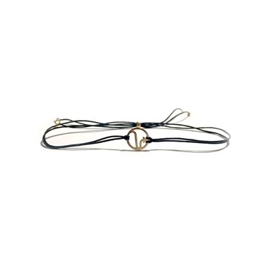 Armband - Sternzeichen Skorpion (vergoldetes Silber + Spanisch)