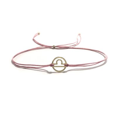 Bracelet - Zodiac Balance (argent doré + français)