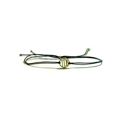Armband - Sternzeichen Jungfrau (vergoldetes Silber + Englisch)