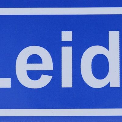 Imán de nevera Ciudad signo Leiden