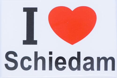 Fridge Magnet I Love Schiedam