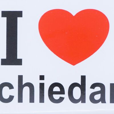 Fridge Magnet I Love Schiedam